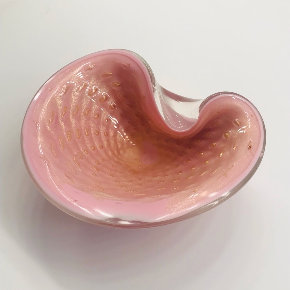 Vintage Alfredo Barbini Italy Murano Art Glass